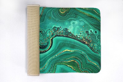 Tapis salle de bain Marbre turquoise