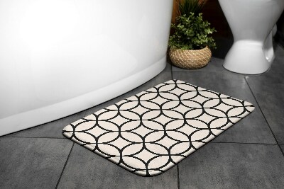 Tapis bain Motif géométrique