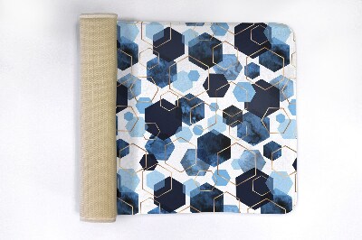 Tapis de bain Abstraction géométrique