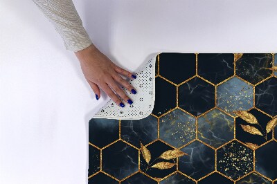 Tapis salle de bain Abstraction géométrique