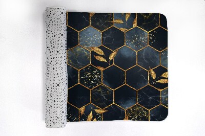 Tapis salle de bain Abstraction géométrique