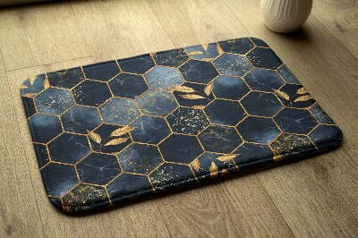 Tapis salle de bain Abstraction géométrique