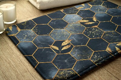 Tapis salle de bain Abstraction géométrique