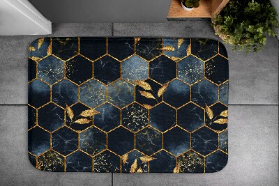 Tapis salle de bain Abstraction géométrique