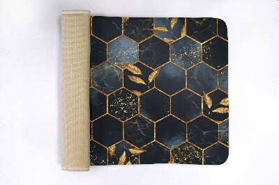 Tapis salle de bain Abstraction géométrique