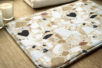 Tapis bain Abstraction colorée