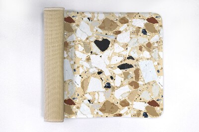 Tapis bain Abstraction colorée