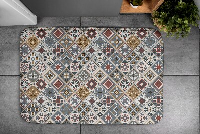 Tapis salle de bain Motifs géométriques