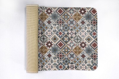 Tapis salle de bain Motifs géométriques