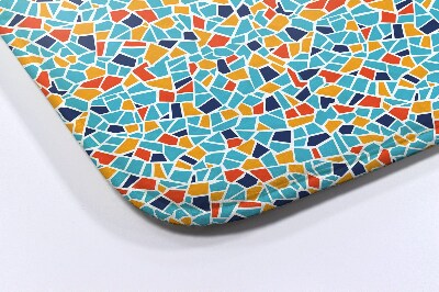 Tapis de bain Abstraction colorée