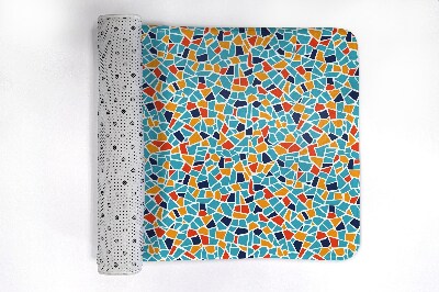 Tapis de bain Abstraction colorée