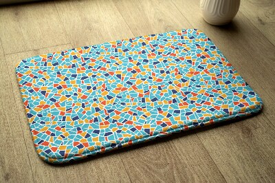 Tapis de bain Abstraction colorée