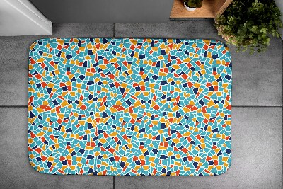 Tapis de bain Abstraction colorée