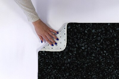 Tapis salle de bain Taches noires