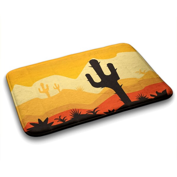 Tapis de salle de bain Désert de cactus