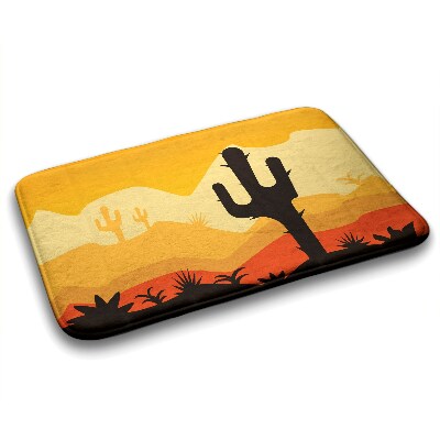 Tapis de salle de bain Désert de cactus