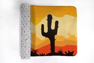 Tapis de salle de bain Désert de cactus