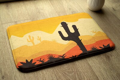 Tapis de salle de bain Désert de cactus