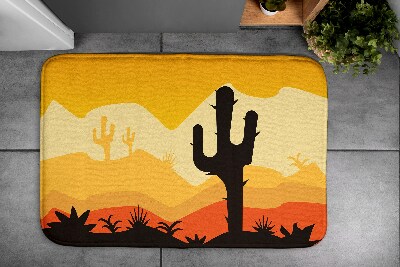 Tapis de salle de bain Désert de cactus