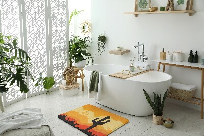 Tapis de salle de bain Désert de cactus