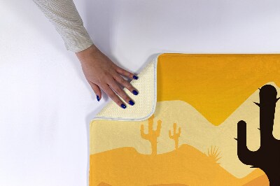 Tapis de salle de bain Désert de cactus