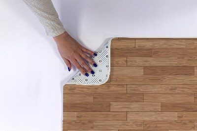 Tapis de salle de bain Plancher en bois