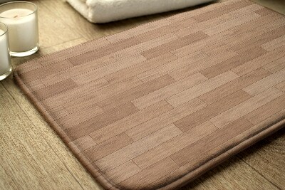 Tapis de salle de bain Plancher en bois