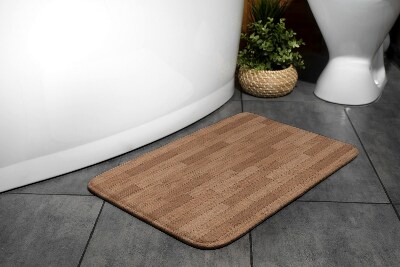 Tapis de salle de bain Plancher en bois