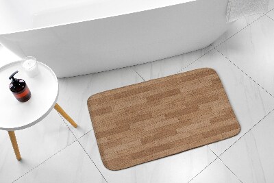 Tapis de salle de bain Plancher en bois