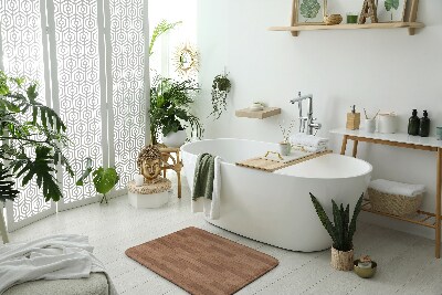Tapis de salle de bain Plancher en bois