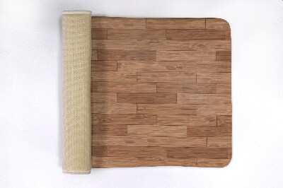 Tapis de salle de bain Plancher en bois