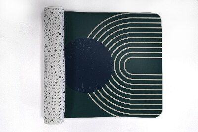 Tapis de salle de bain Motif géométrique