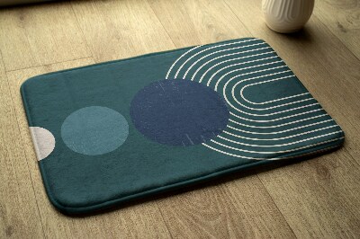 Tapis de salle de bain Motif géométrique