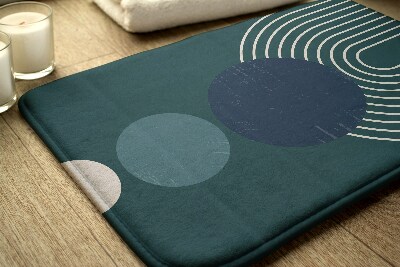 Tapis de salle de bain Motif géométrique