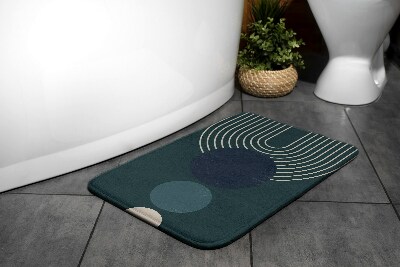 Tapis de salle de bain Motif géométrique