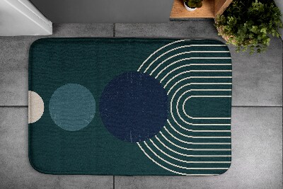 Tapis de salle de bain Motif géométrique