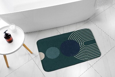 Tapis de salle de bain Motif géométrique