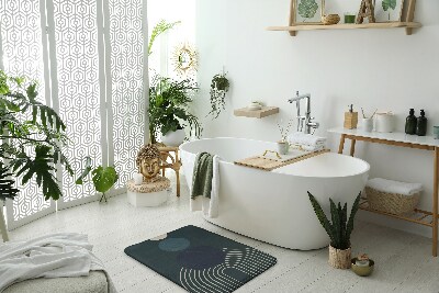 Tapis de salle de bain Motif géométrique