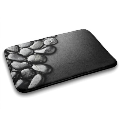 Tapis bain Pierres noires