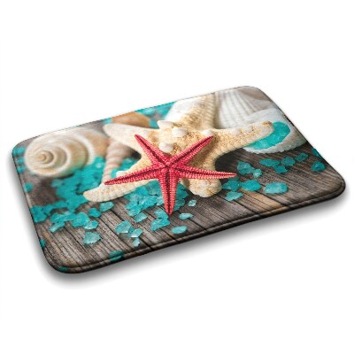 Tapis salle de bain Coquillages d'étoiles de mer