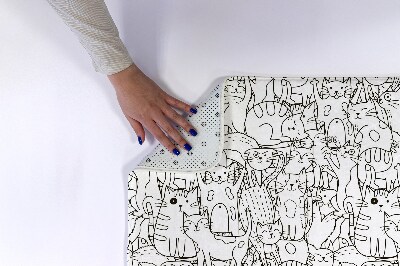 Tapis de salle de bain Motif de chats