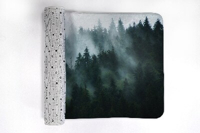 Tapis de bain Forêt de brouillard