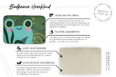 Tapis de bain Plantes dorées