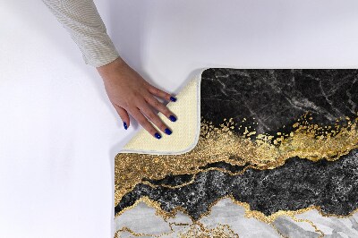 Tapis salle de bain Marbre doré