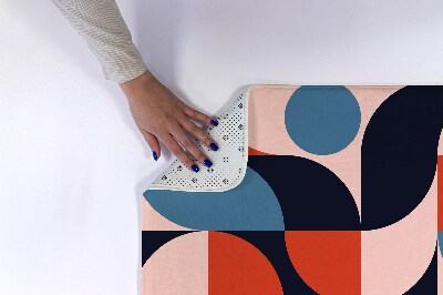Tapis de salle de bain Motif géométrique