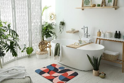 Tapis de salle de bain Motif géométrique