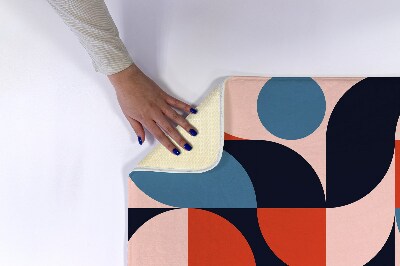 Tapis de salle de bain Motif géométrique