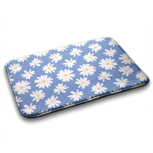 Tapis salle de bain Motif floral