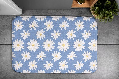 Tapis salle de bain Motif floral