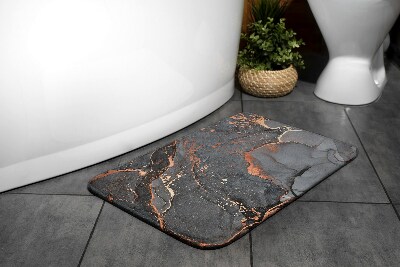 Tapis de salle de bain Marbre gris